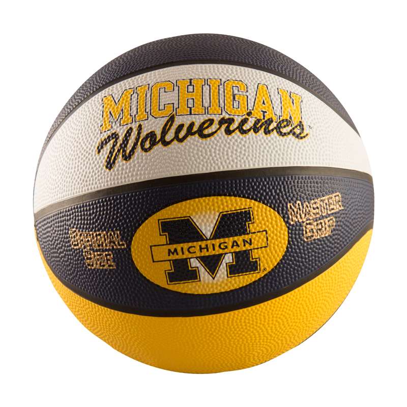 Michigan Full-Size Rubber Basketball