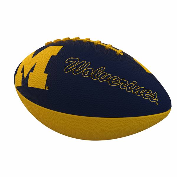 University of Michigan Wolverines Junior Size Rubber Football