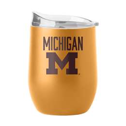 Michigan 16oz Huddle Powder Coat Curved Beverage