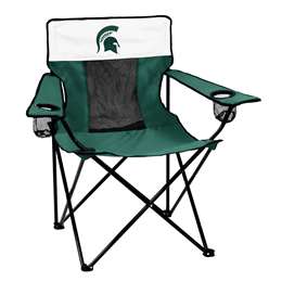 Michigan State Spartans Elite Folding Chair with Carry Bag