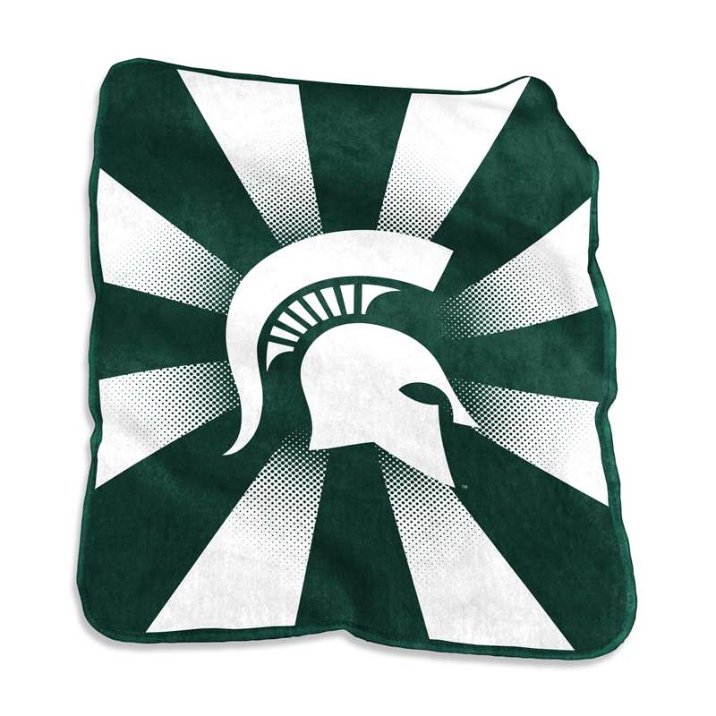 Michigan State University Raschel Throw