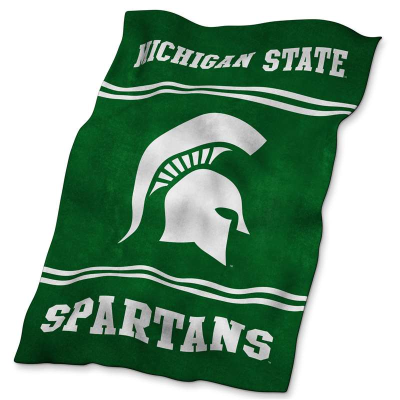 Michigan State University Spartans UltraSoft Blanket 84 x 54 inches