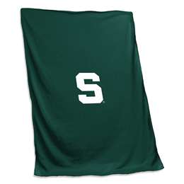 Michigan State Spartans Sweatshirt Blanket 54X84 in.