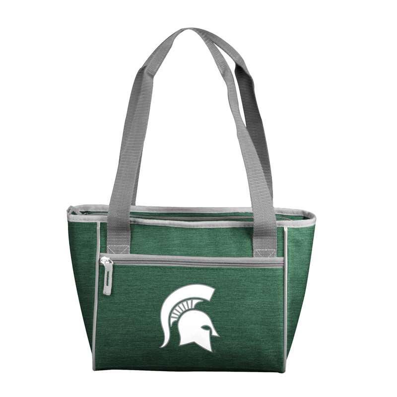 Michigan State University Spartans Crosshatch 16 Can Cooler Tote Bag