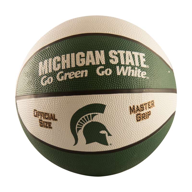 Michigan State Full-Size Rubber Basketball