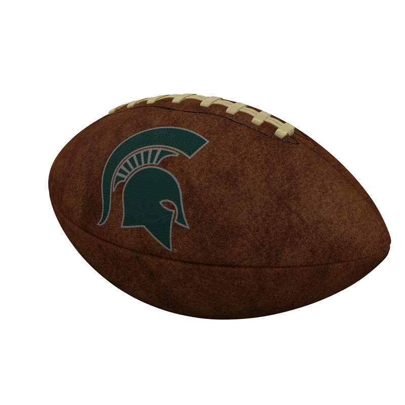 Michigan State University Spartans Official Size Vintage Football