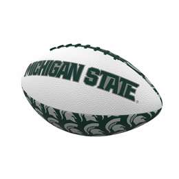 Michigan State University Spartans Repeating Logo Youth Size Rubber Football