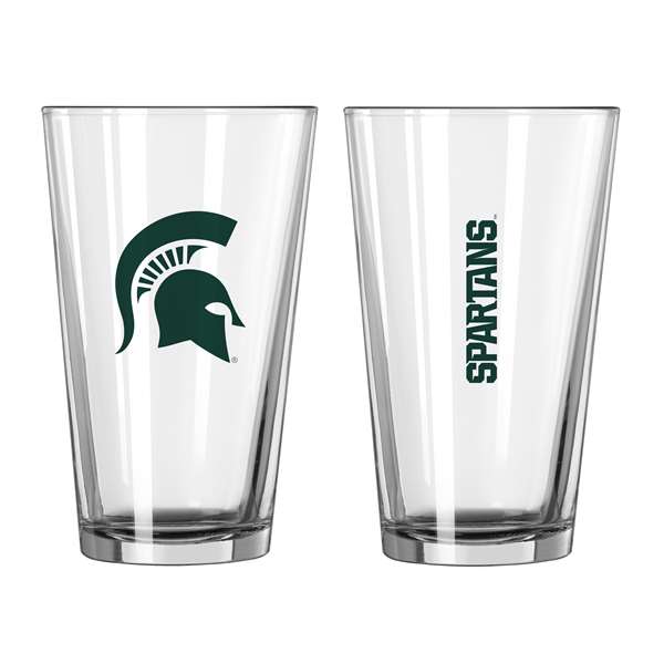 Michigan State Spartans 16oz Pint Beverage Glass