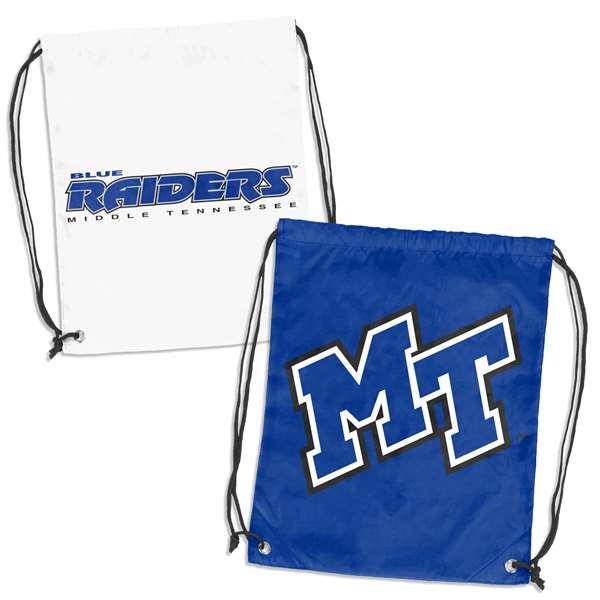 MTSU Middle Tennessee State University Doubleheader Draw String Backsack