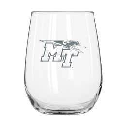 MTSU 16oz Frost Curved Beverage Glass