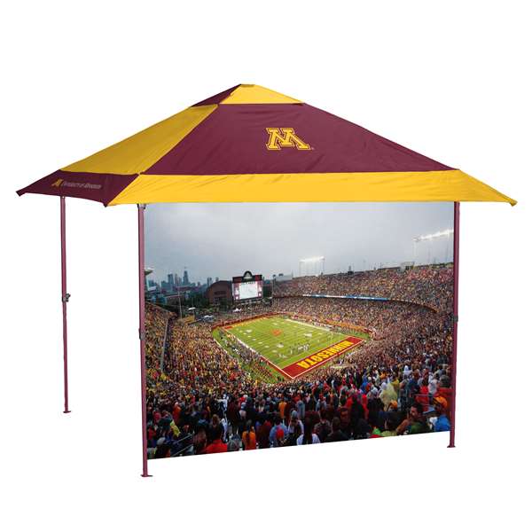 Minnesota Golden Gophers Canopy Tent 12X12 Pagoda with Side Wall