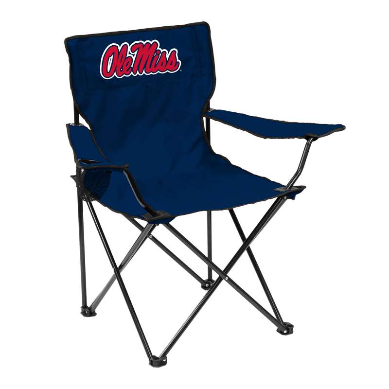 Ole Miss Rebels University of Mississippi Quad Folding Chair with Carry Bag