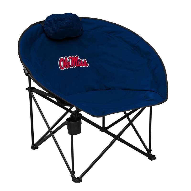 Ole Miss Rebels University of Mississippi Round Squad Chair