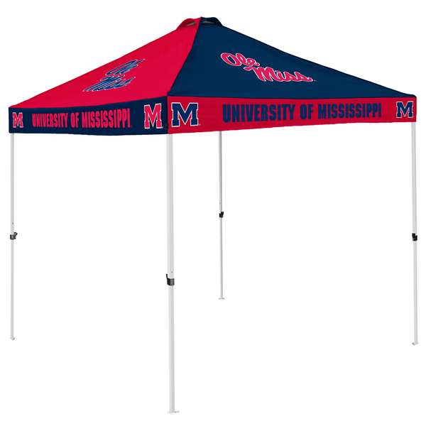 Ole Miss Rebels Canopy Tent 9X9 Checkerboard