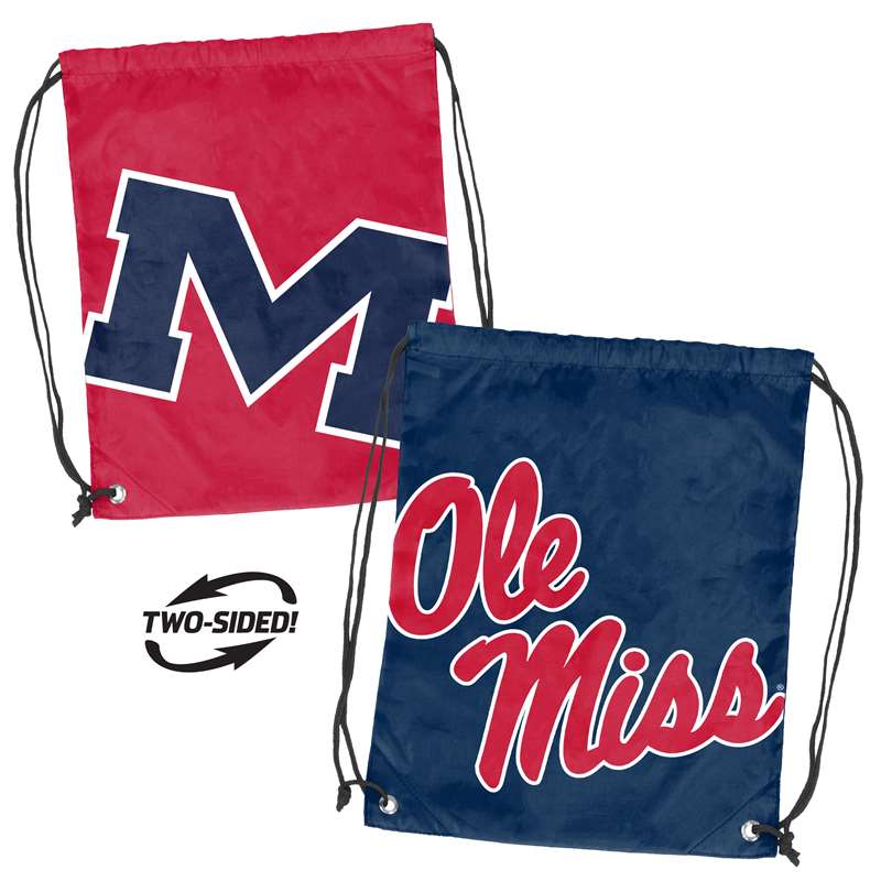 Ole Miss Rebels University of Mississippi Doubleheader Draw String Backsack