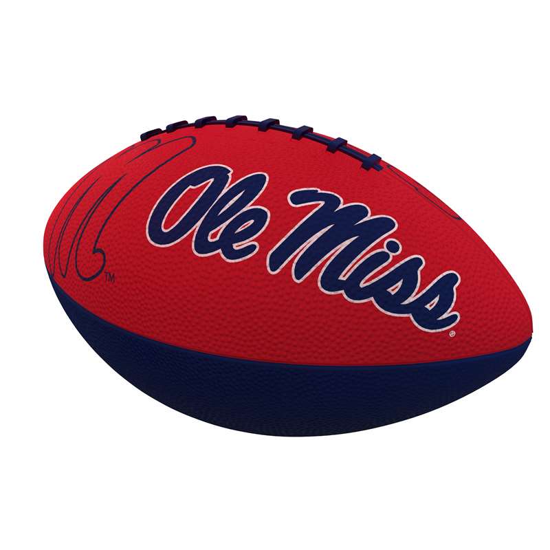 Ole Miss Rebels University of Mississippi Junior Size Rubber Football