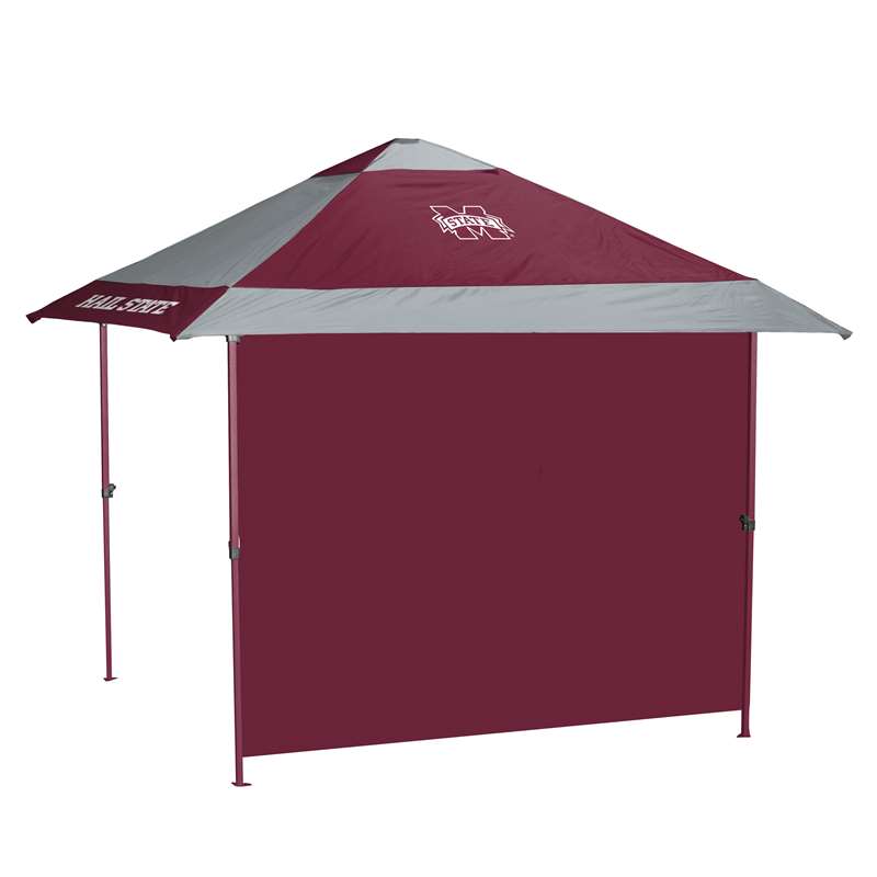 Mississippi State Bulldogs Pagoda Tent Colored Frame + Weight Bags  