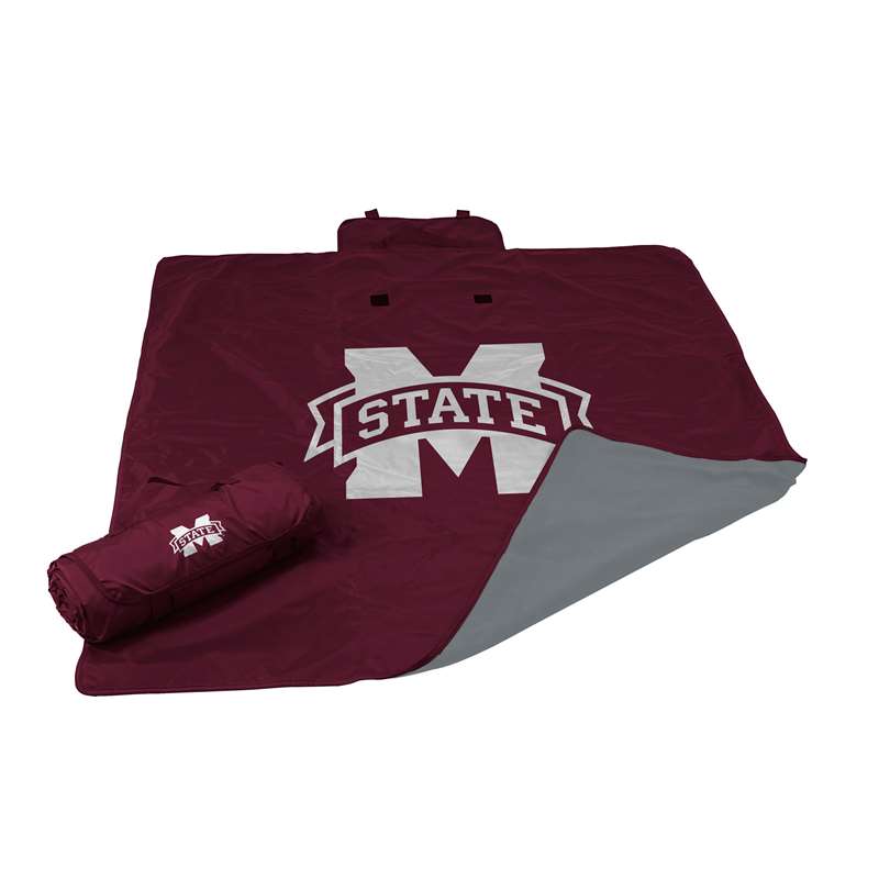 Mississippi State University Bulldogs All Weather Blanket 60 X 50 inches