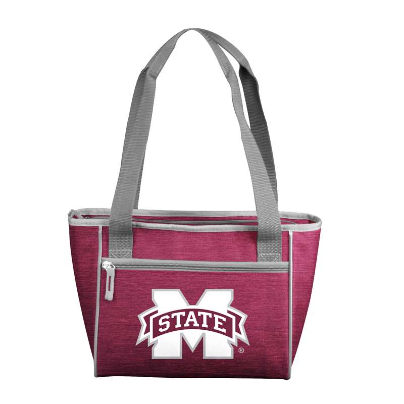 Mississippi State University Bulldogs Crosshatch 16 Can Cooler Tote Bag