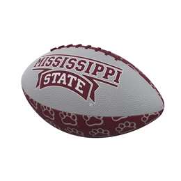Mississippi State University Bulldogs Repeating Logo Youth Size Rubber Football