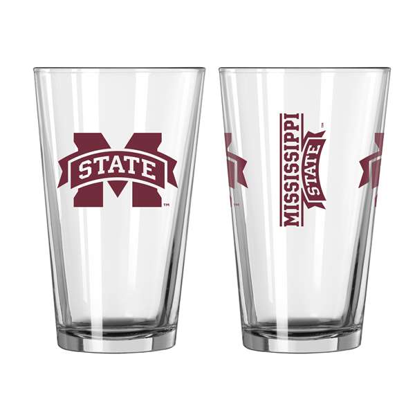 Mississippi State 16oz Gameday Pint Glass