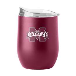 Mississippi State 16oz Flipside Powder Coat Curved Beverage