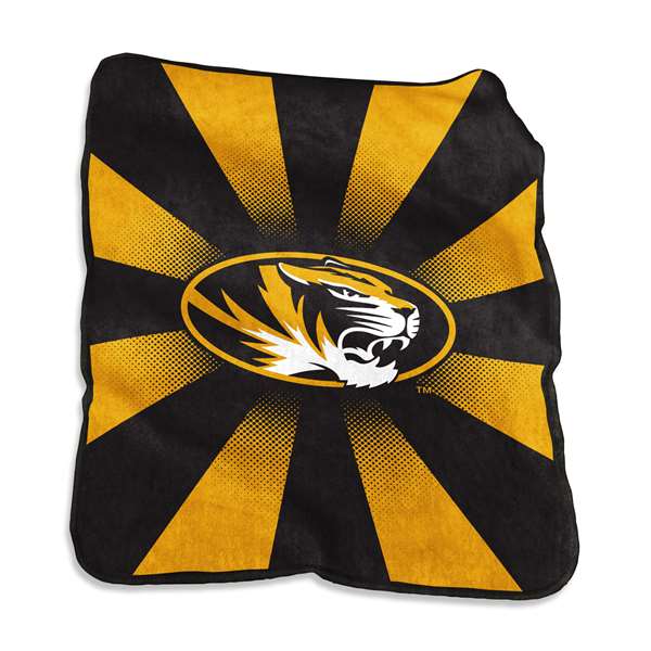 University of Missouri Tigers Raschel Throw Blanket
