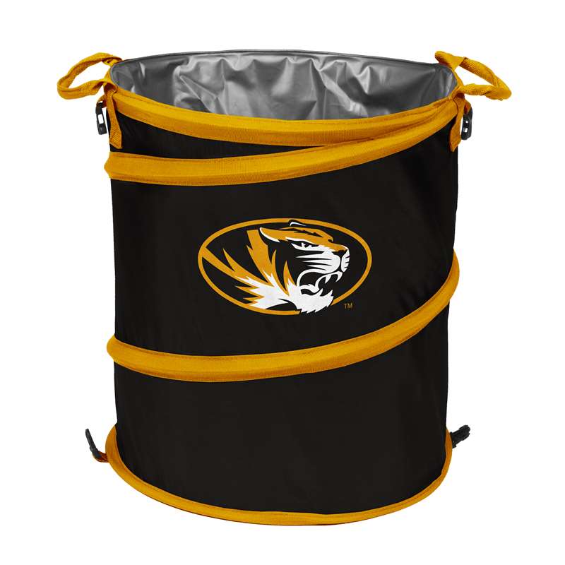 University of Missouri Tigers Collapsible 3-in-1 Cooler, Trach Can, Hamper