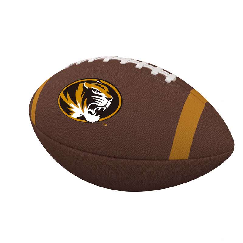 University of Missouri Tigers Team Stripe Official Size Composite Football