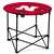 University of Nebraska Corn Huskers Round Folding Table with Carry Bag