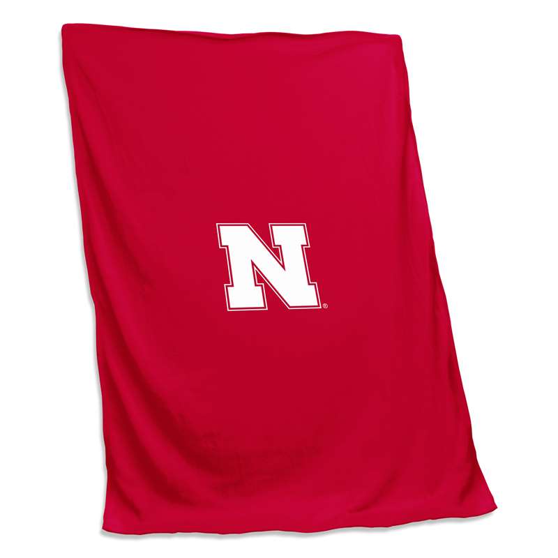 University of Nebraska Corn Huskers Sweatshirt Blanket 84 X 54 inches