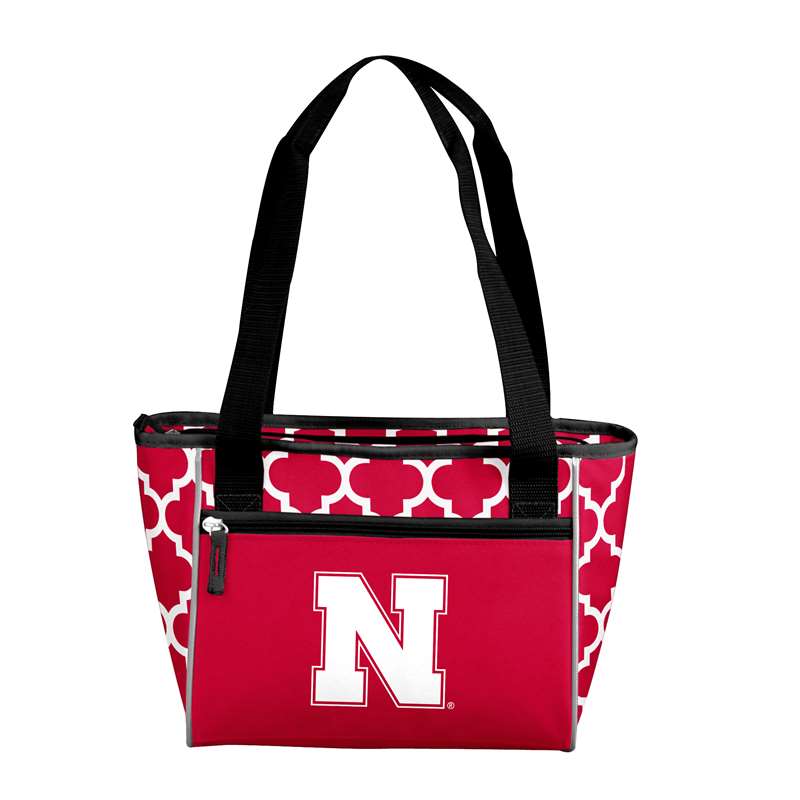 University of Nebraska Corn Huskers Crosshatch 16 Can Cooler Tote Bag