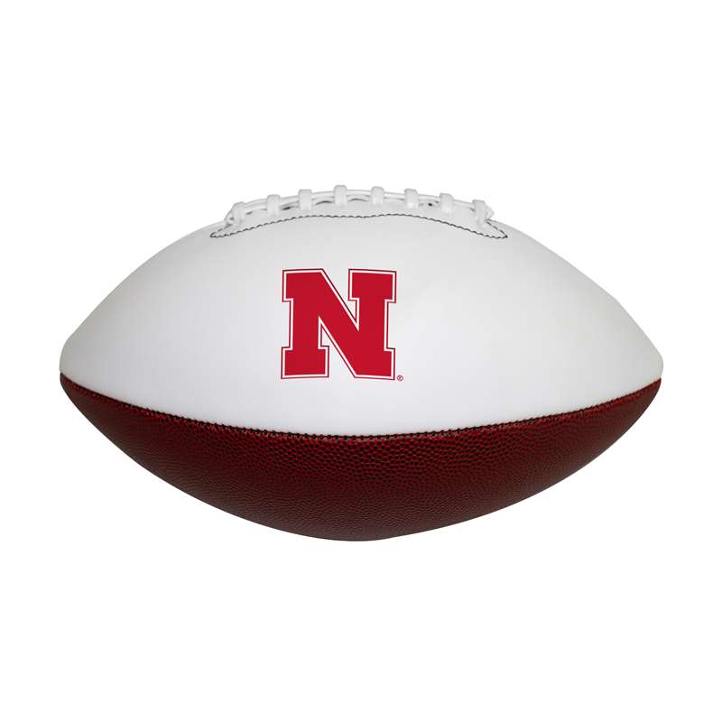 University of Nebraska Corn Huskers Official Size Autograph Football