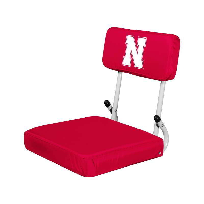 University of Nebraska Corn Huskers Folding Hard Back Stadium Seat - Bleacher Chair