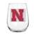 Nebraska 16oz Gameday Curved Beverage Glass