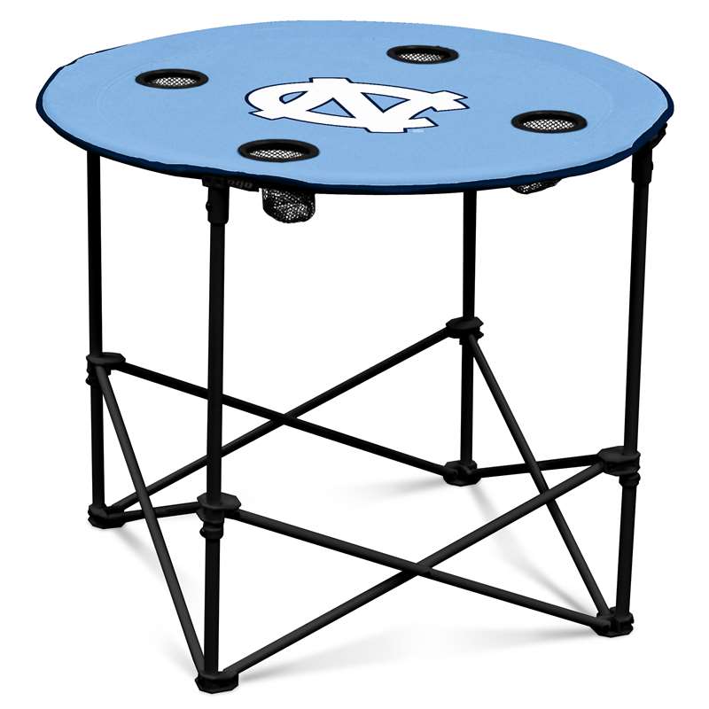 University of North Carolina Tar Heels Round Folding Table with Carry Bag