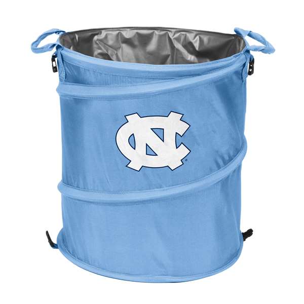 University of North Carolina Tar Heels Collapsible 3-in-1 Cooler, Trach Can, Hamper