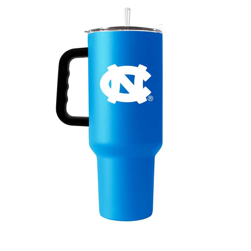 North Carolina Tar Heels 40oz Powder Coat Tumbler with Handle