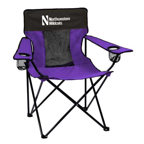 Northwestern Wildcats Elite Folding Chair with Carry Bag