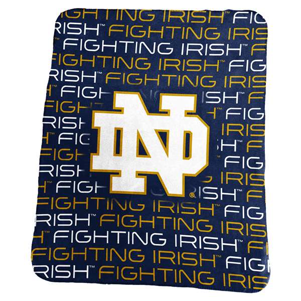 Notre Dame University Fighting Irish Classic Fleece Blanket