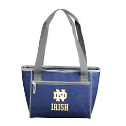 Notre Dame Fighting Irish Crosshatch 16 Can Cooler Tote Bag