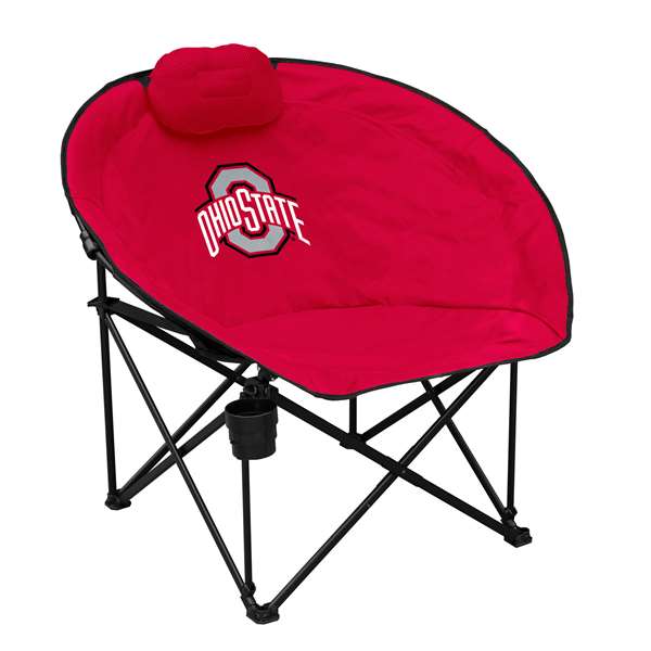 Ohio State University Buckeyes Sphere Squad Round Folding Dorm Chair
