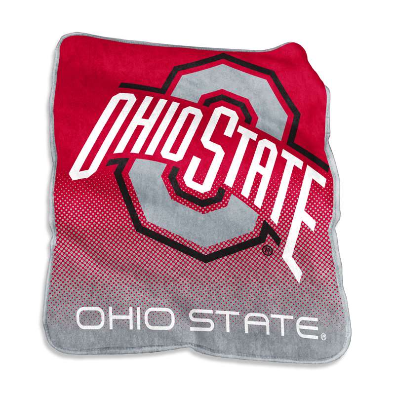 Ohio State University Buckeyes Raschel Throw Blanket - 50 X 60 in.