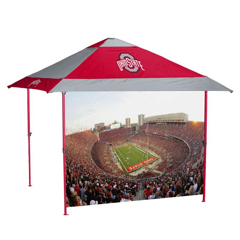Ohio State Buckeyes Canopy Tent 12X12 Pagoda with Side Wall