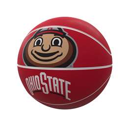 Ohio State University Buckeyes Mascot Official Size Rubber Basketball  