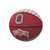 Ohio State University Buckeyes Repeating Logo Youth Size Rubber Basketball