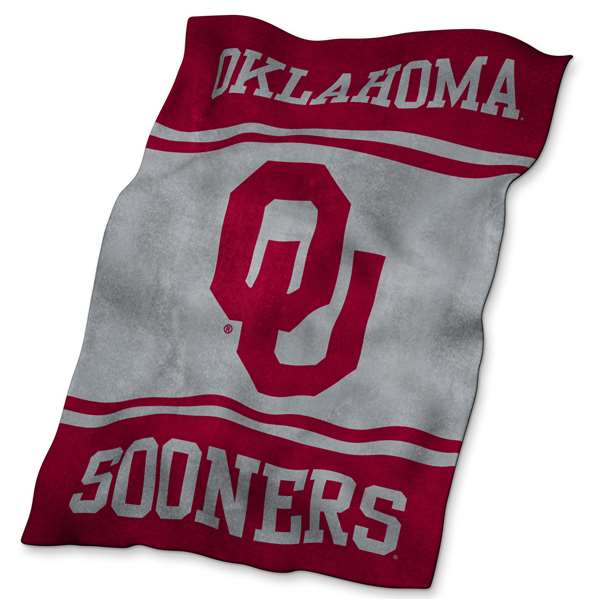 University of Oklahoma Sooners UltraSoft Blanket 84 x 54 inches