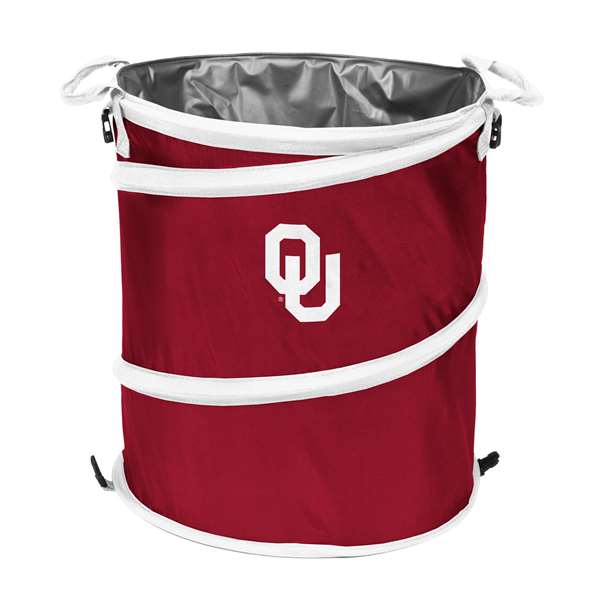 University of Oklahoma Sooners Collapsible 3-in-1 Cooler, Trach Can, Hamper