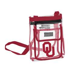 University of Oklahoma Sooners Clear Gameday Crossbody Tote Bag  