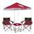 Oklahoma Sooners Canopy Tailgate Bundle - Set Includes 9X9 Canopy, 2 Chairs and 1 Side Table